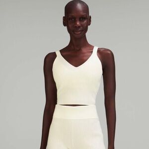 Lululemon Ribbed Knit Cropped Tank Top
Lemon Sorbet